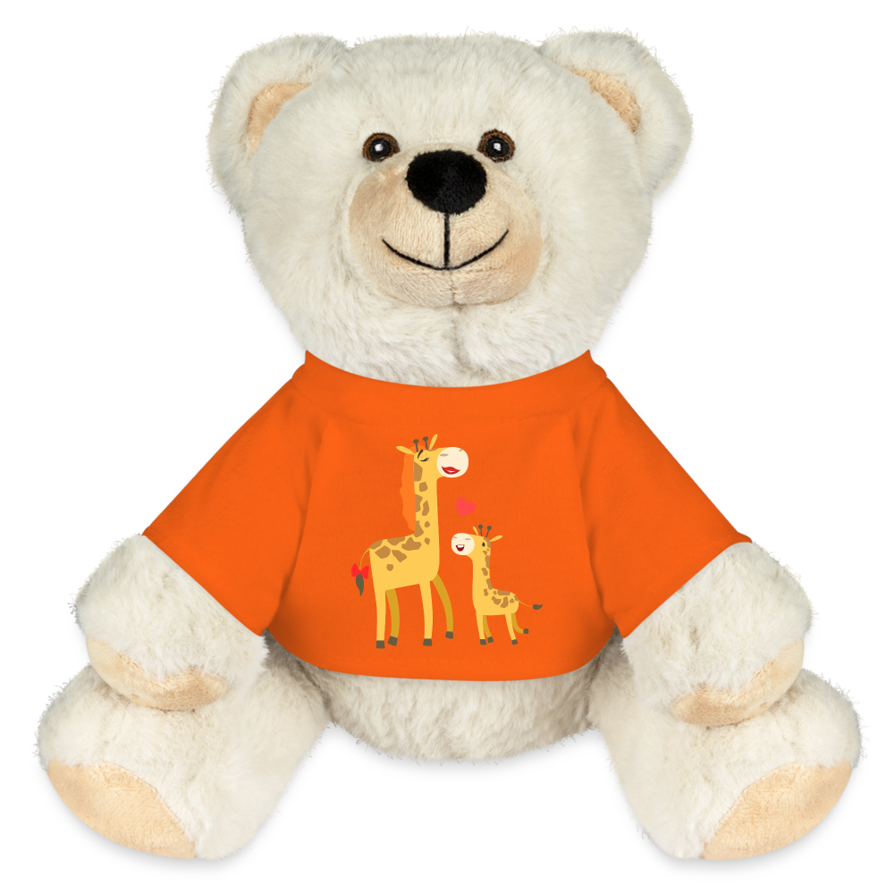 MiniFeet® RecycelBär® Creme - Goldorange