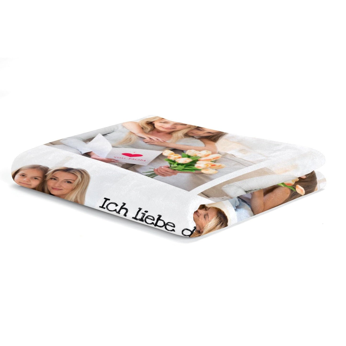 Personalisierte Kuscheldecke mit deinen Lieblingsfotos