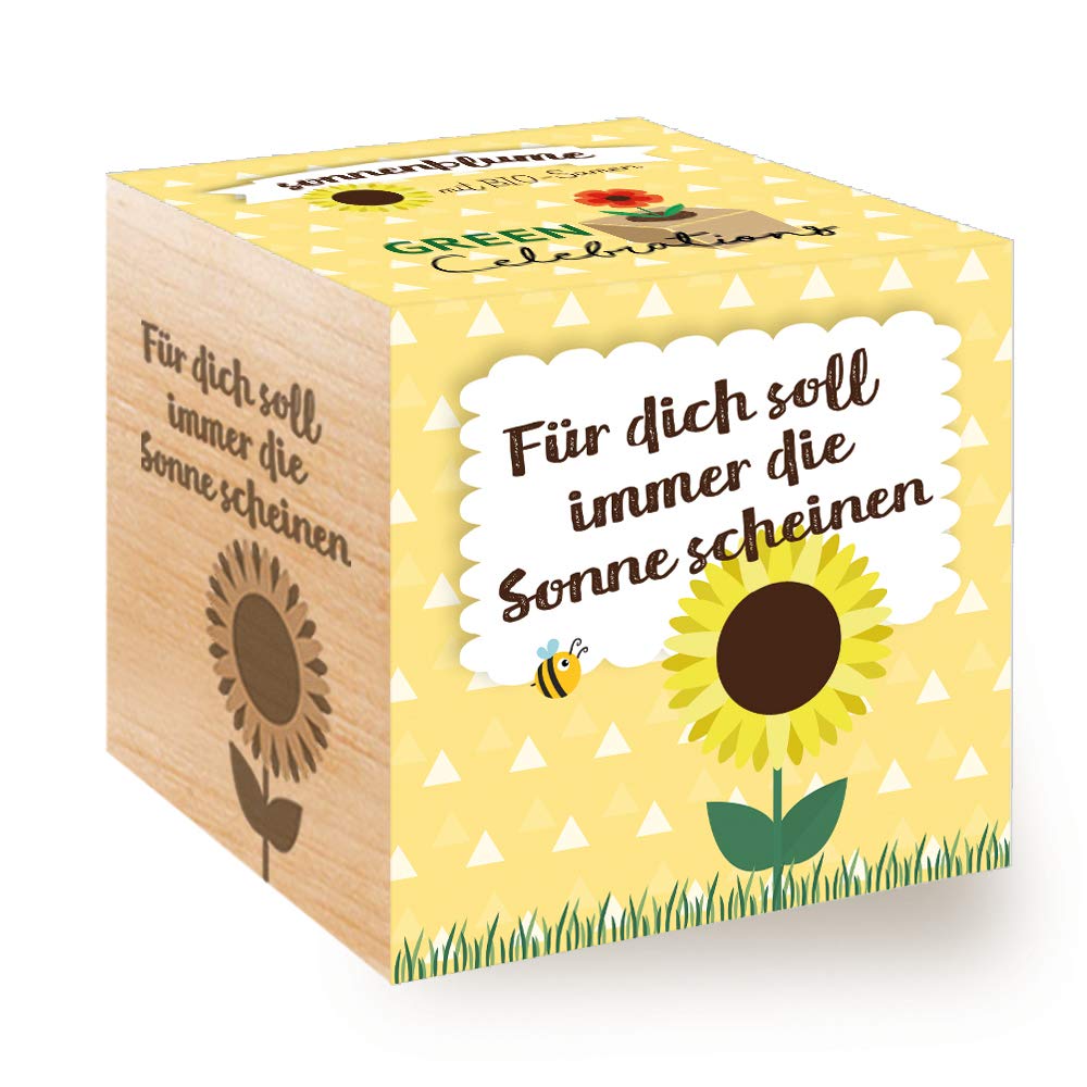Celebrations Ecocube «Für Dich Soll Immer Die Sonne scheinen»