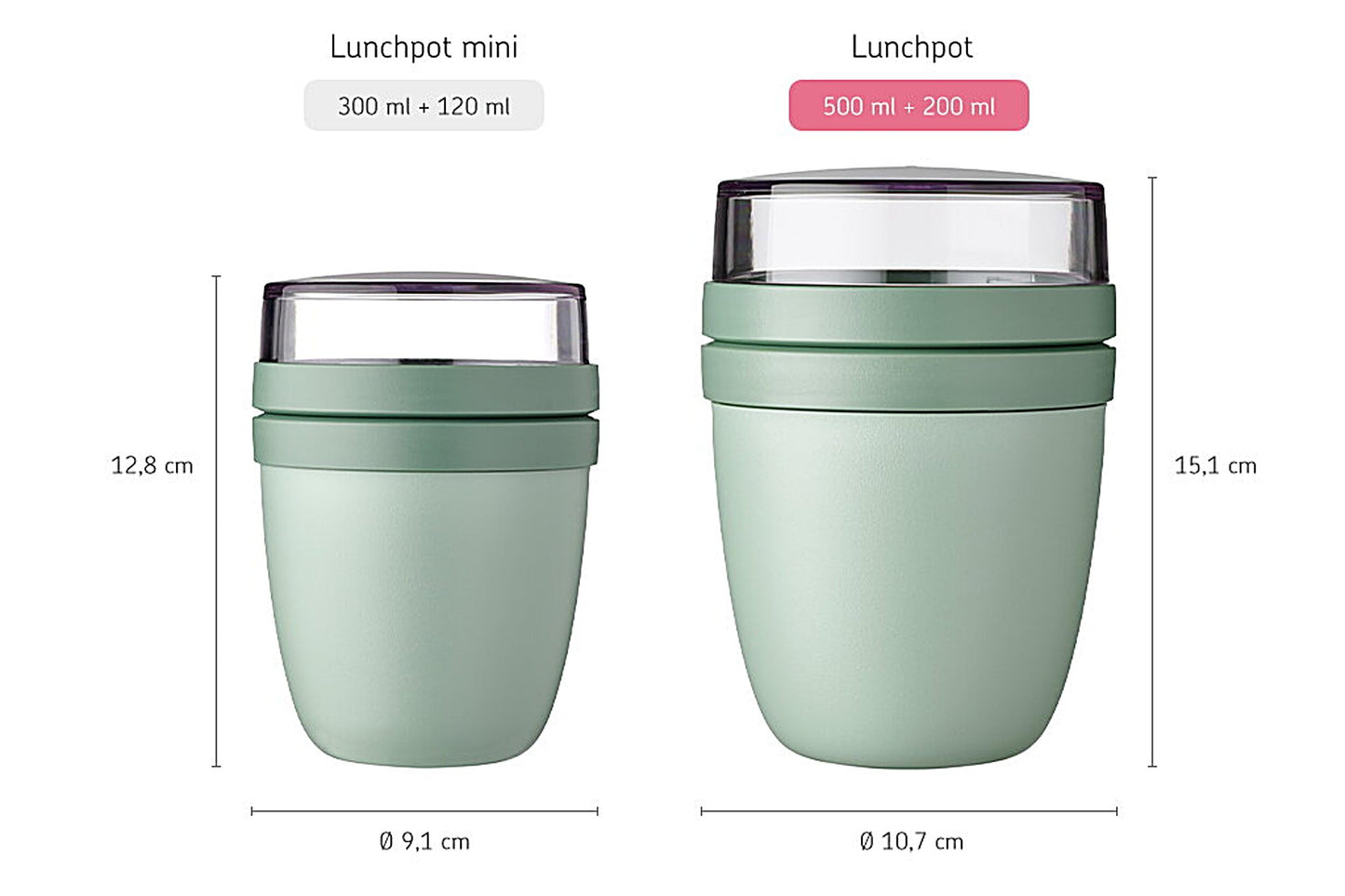 Mepal Müslibecher to go - praktischer Joghurtbecher