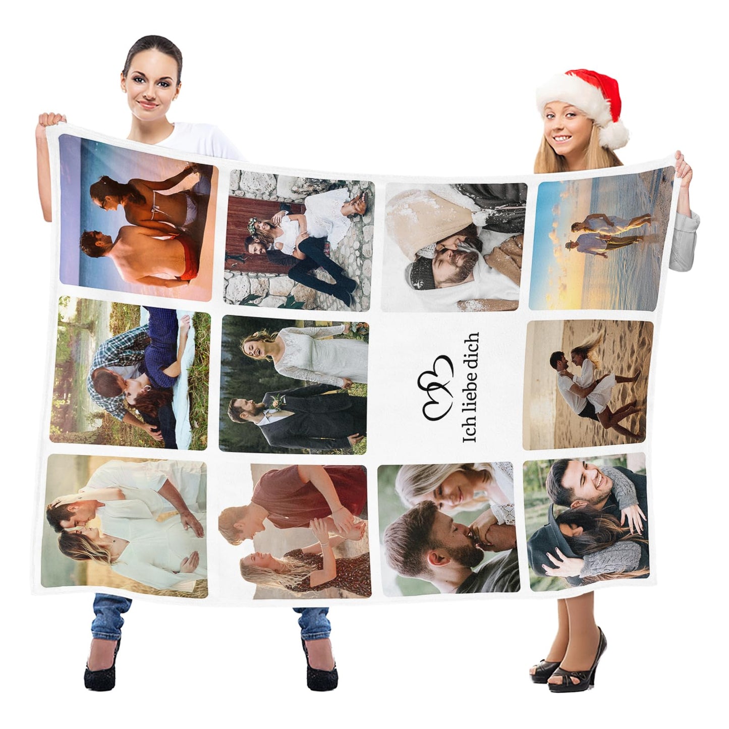 Personalisierte Kuscheldecke mit deinen Lieblingsfotos