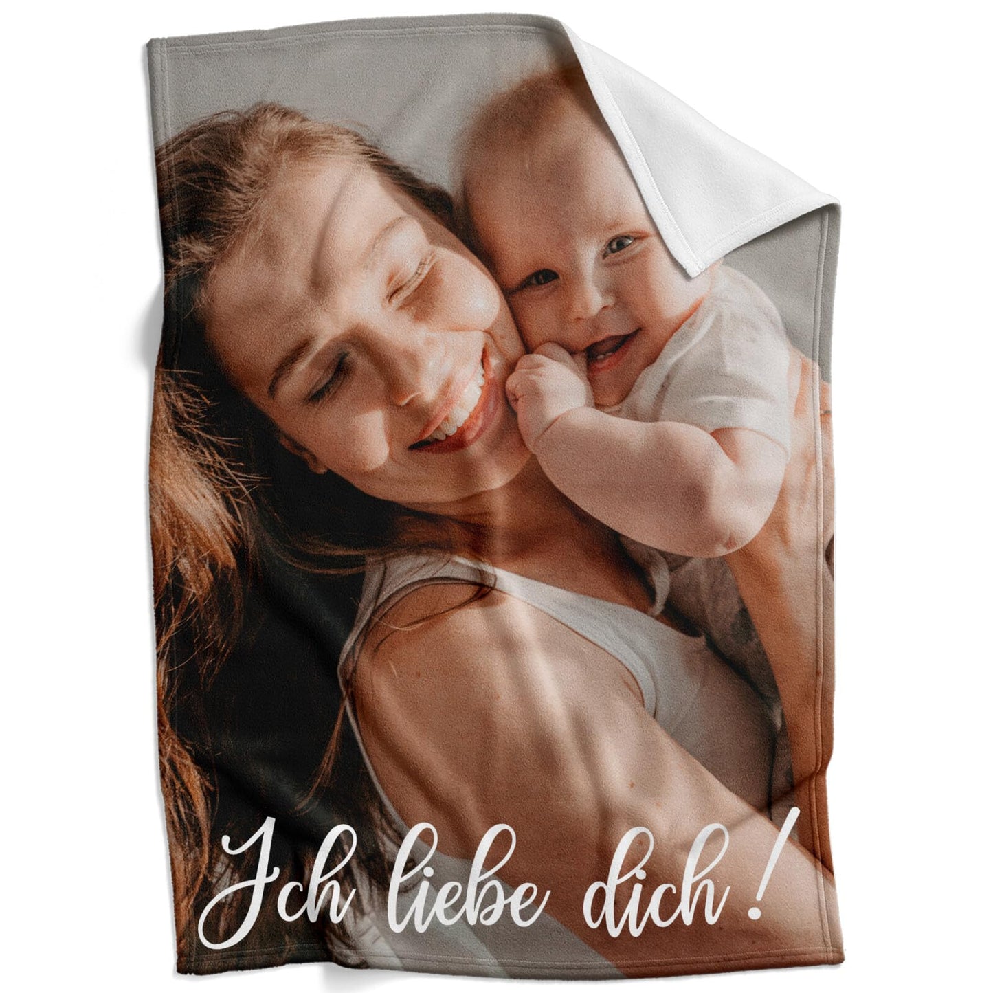 Personalisierte Kuscheldecke mit deinen Lieblingsfotos