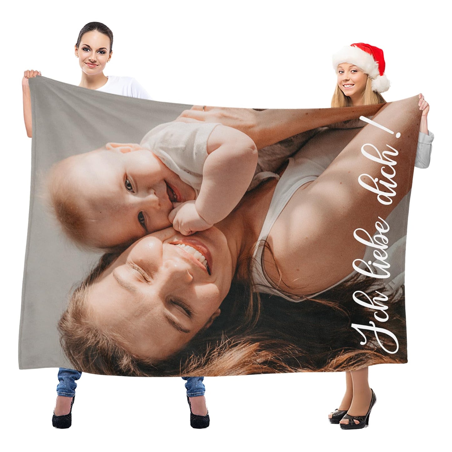 Personalisierte Kuscheldecke mit deinen Lieblingsfotos