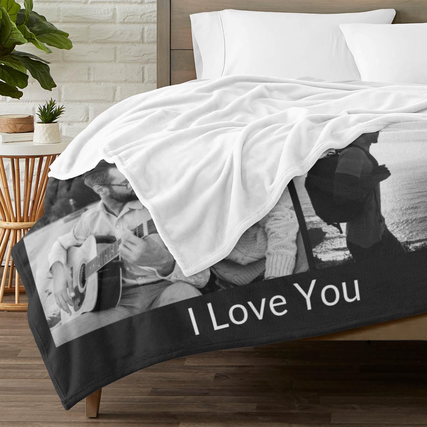 Personalisierte Kuscheldecke mit deinen Lieblingsfotos