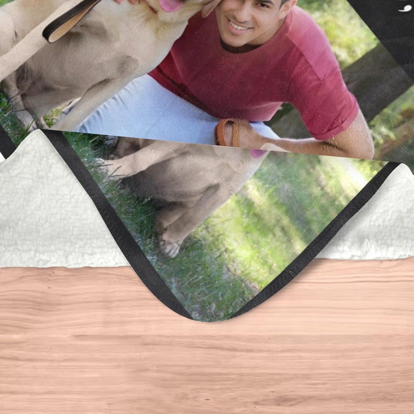Personalisierte Kuscheldecke mit deinen Lieblingsfotos