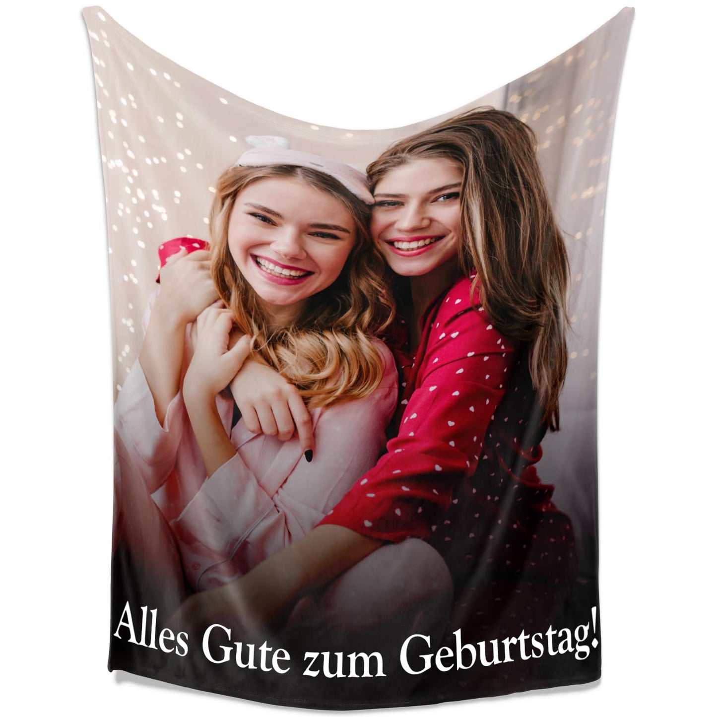 Personalisierte Kuscheldecke mit deinen Lieblingsfotos