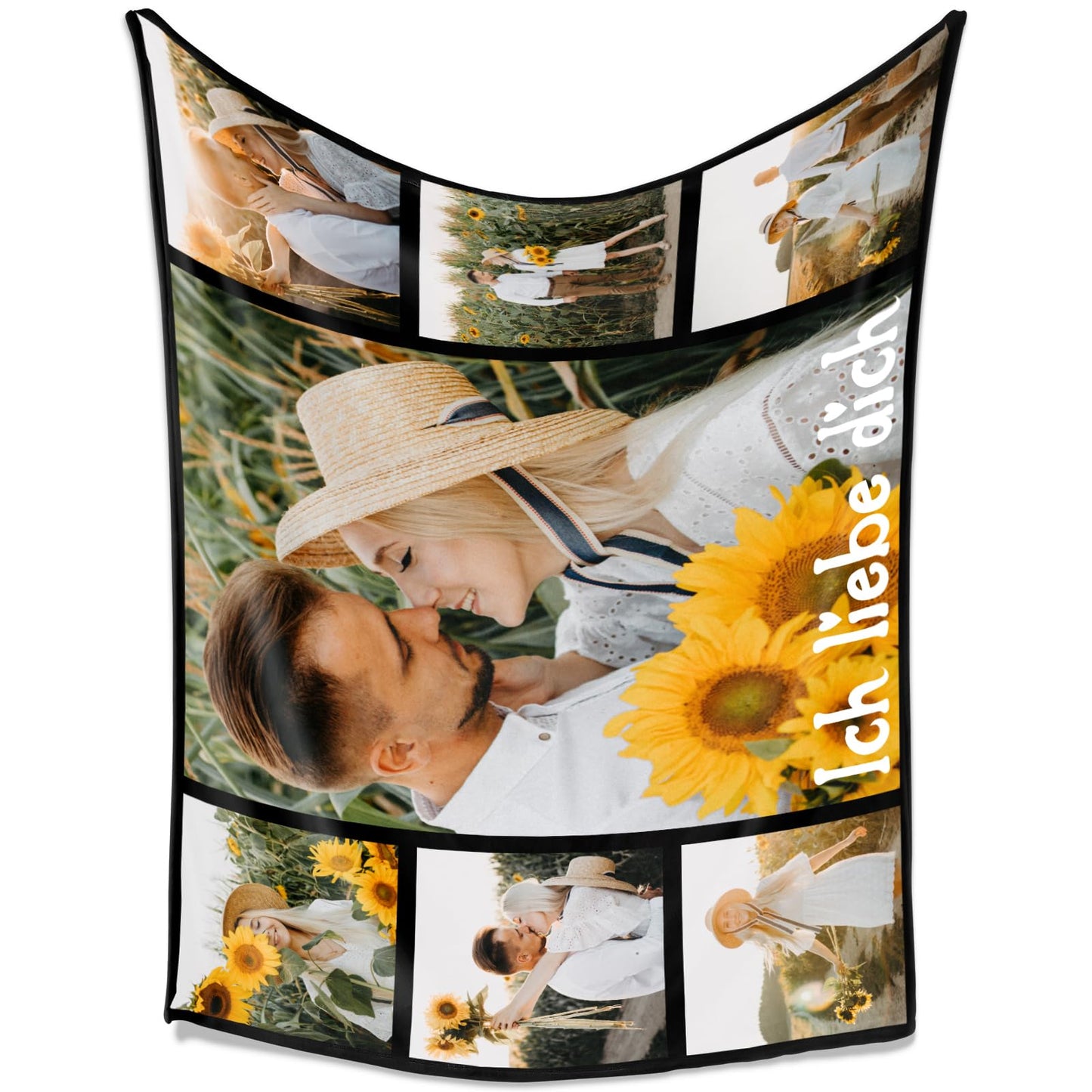 Personalisierte Kuscheldecke mit deinen Lieblingsfotos