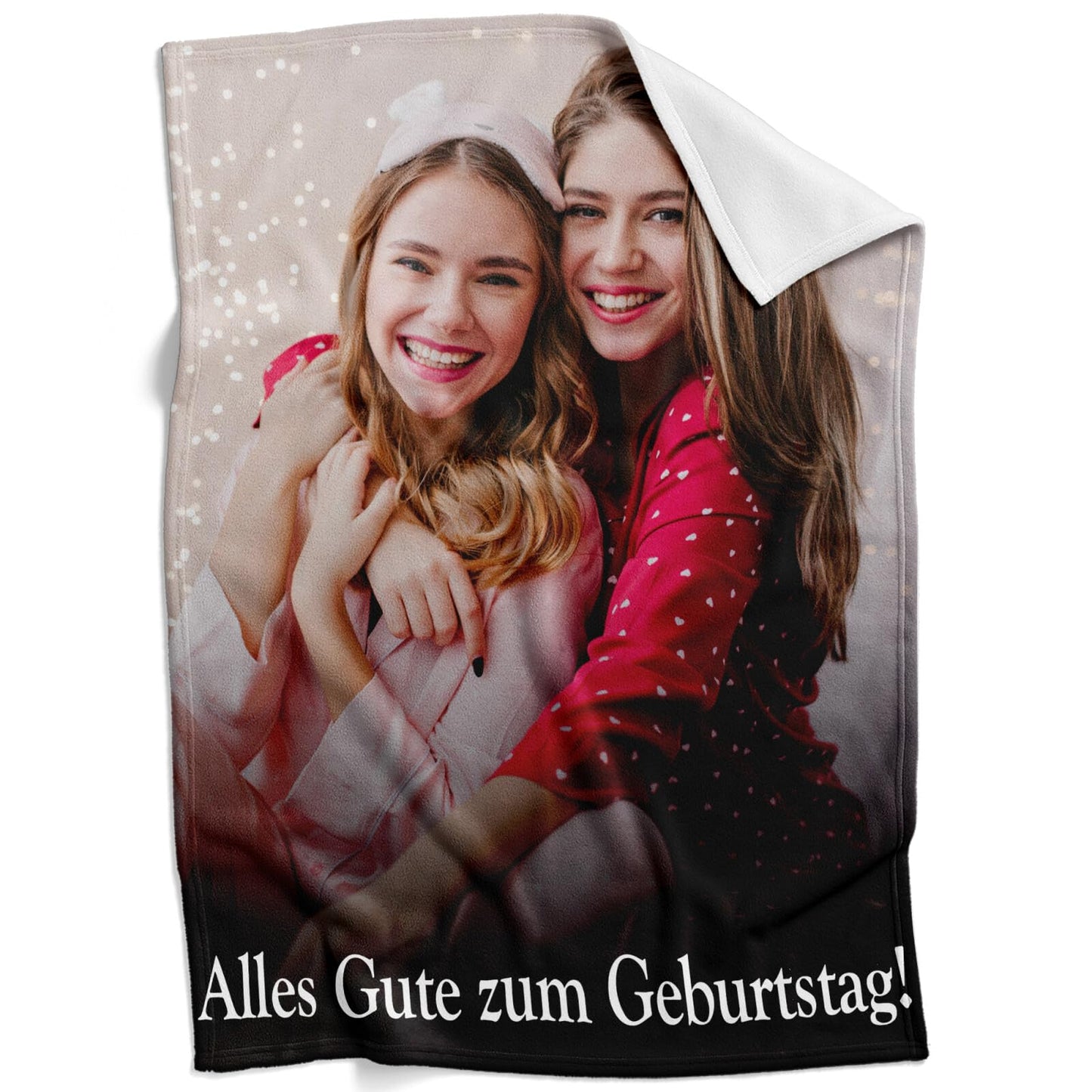 Personalisierte Kuscheldecke mit deinen Lieblingsfotos