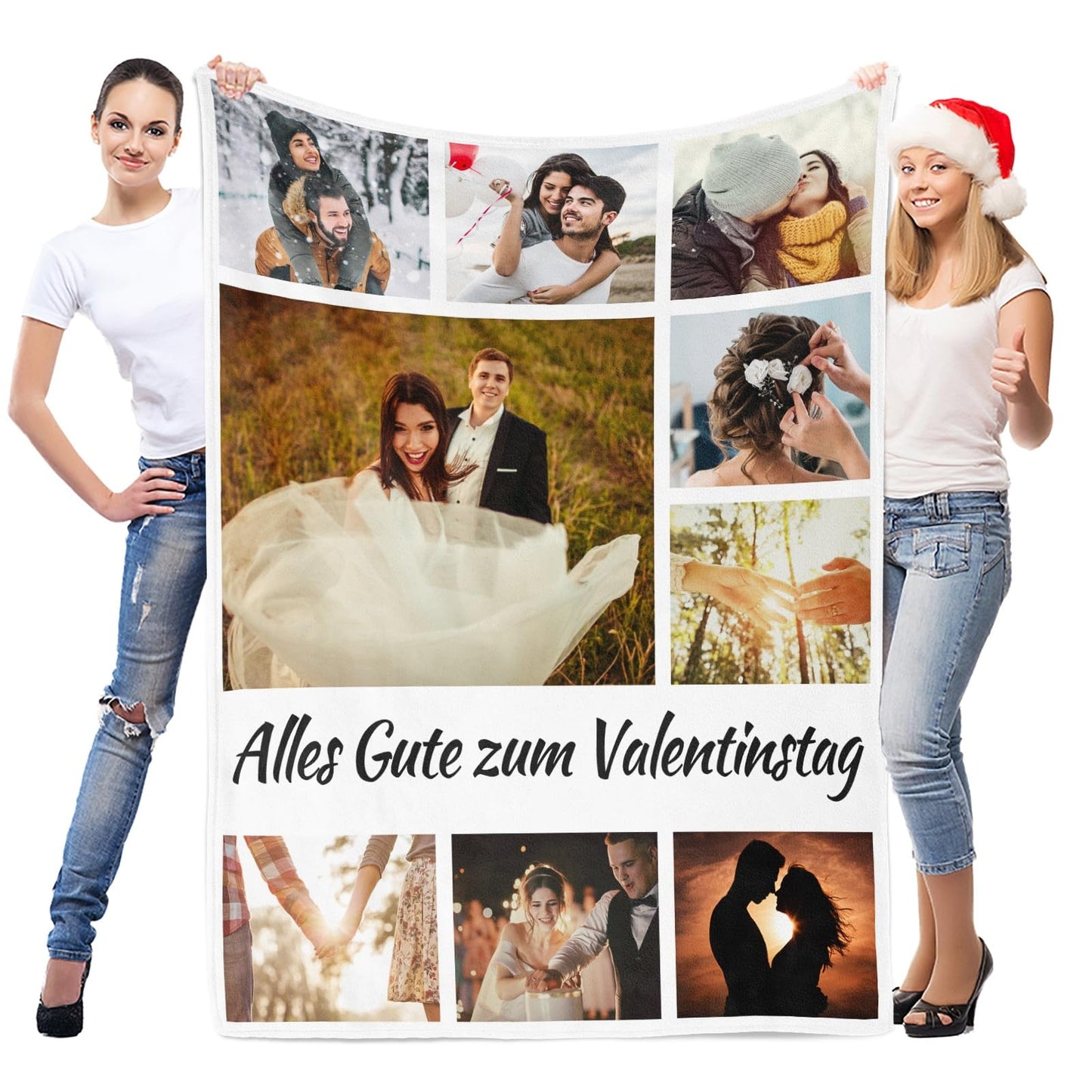 Personalisierte Kuscheldecke mit deinen Lieblingsfotos