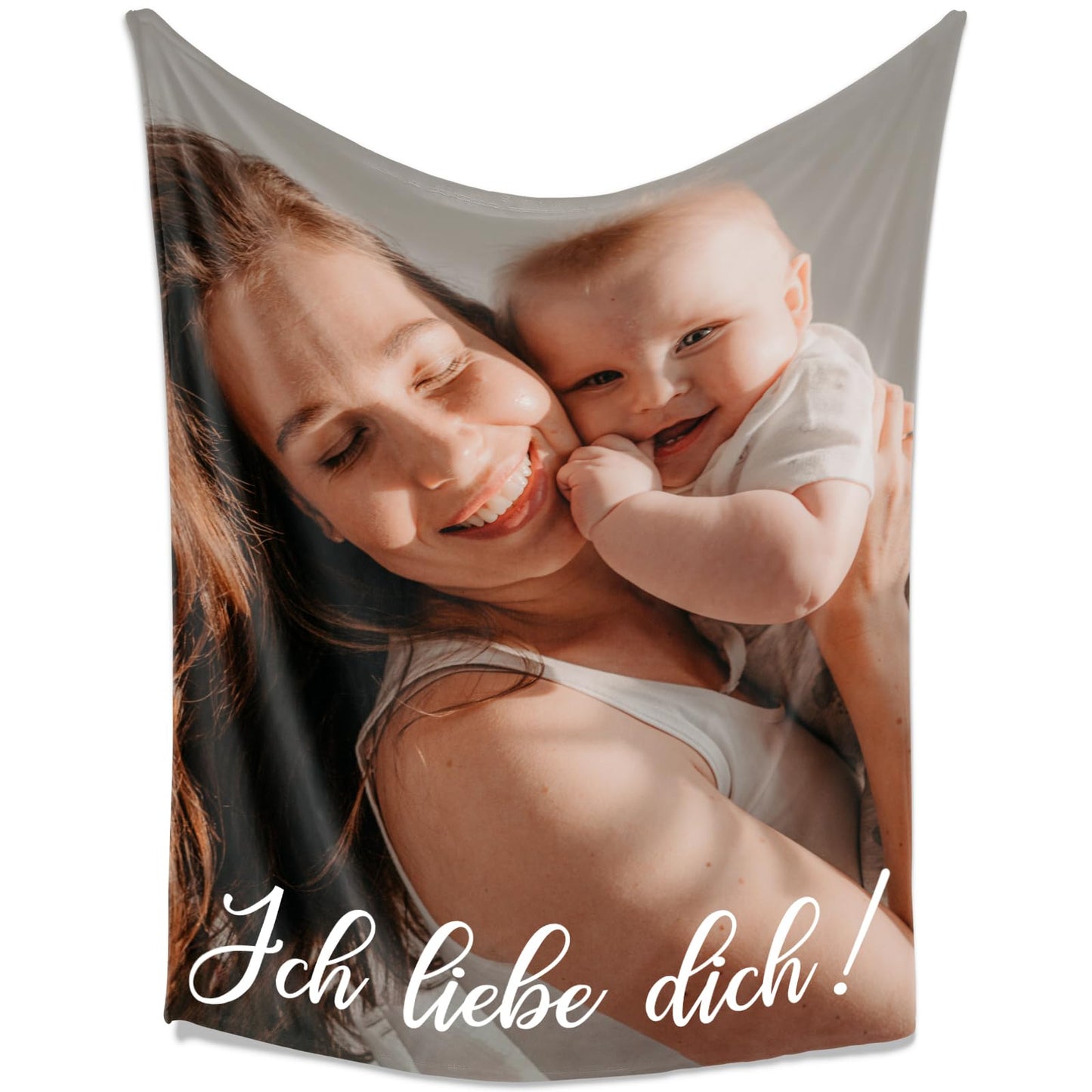 Personalisierte Kuscheldecke mit deinen Lieblingsfotos
