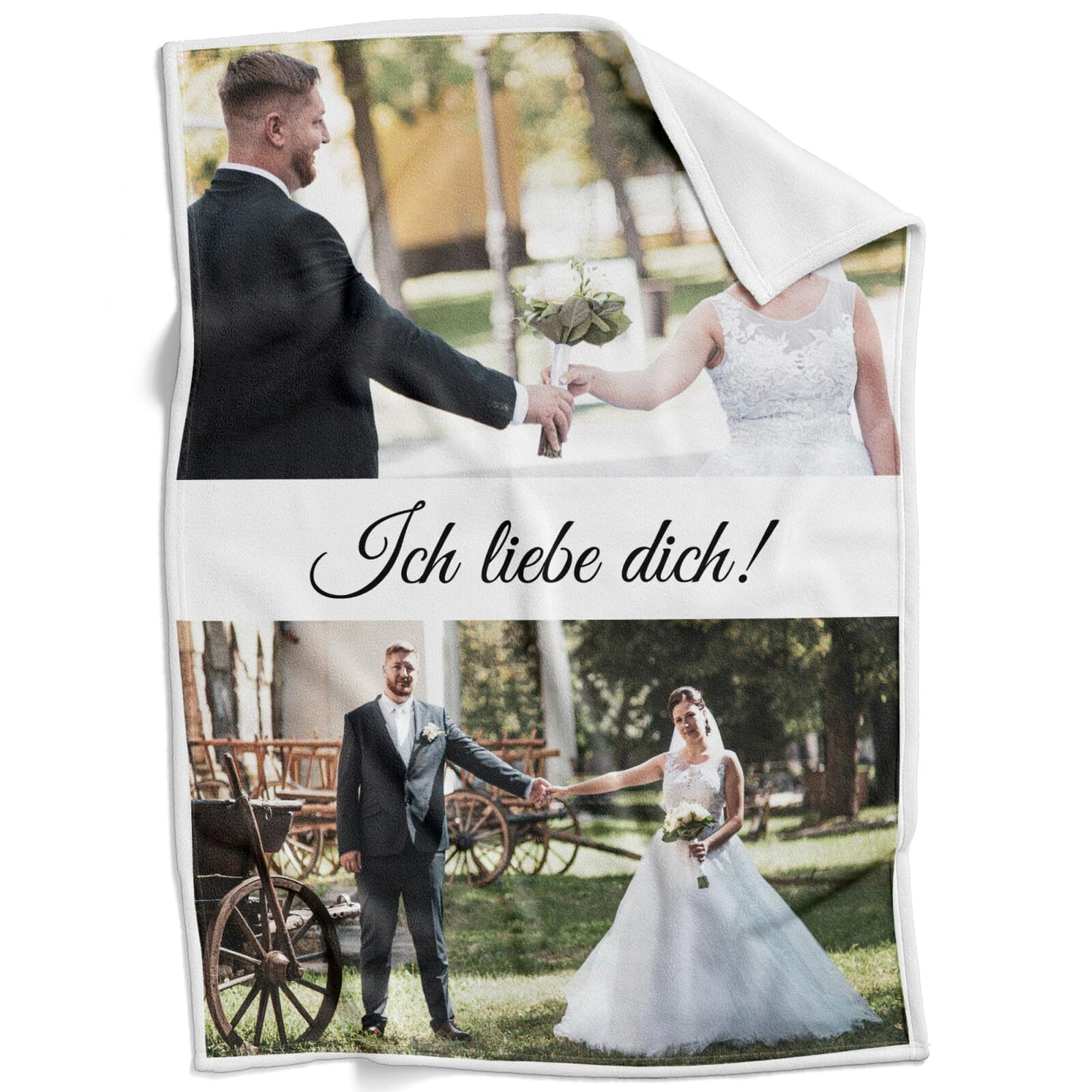 Personalisierte Kuscheldecke mit deinen Lieblingsfotos