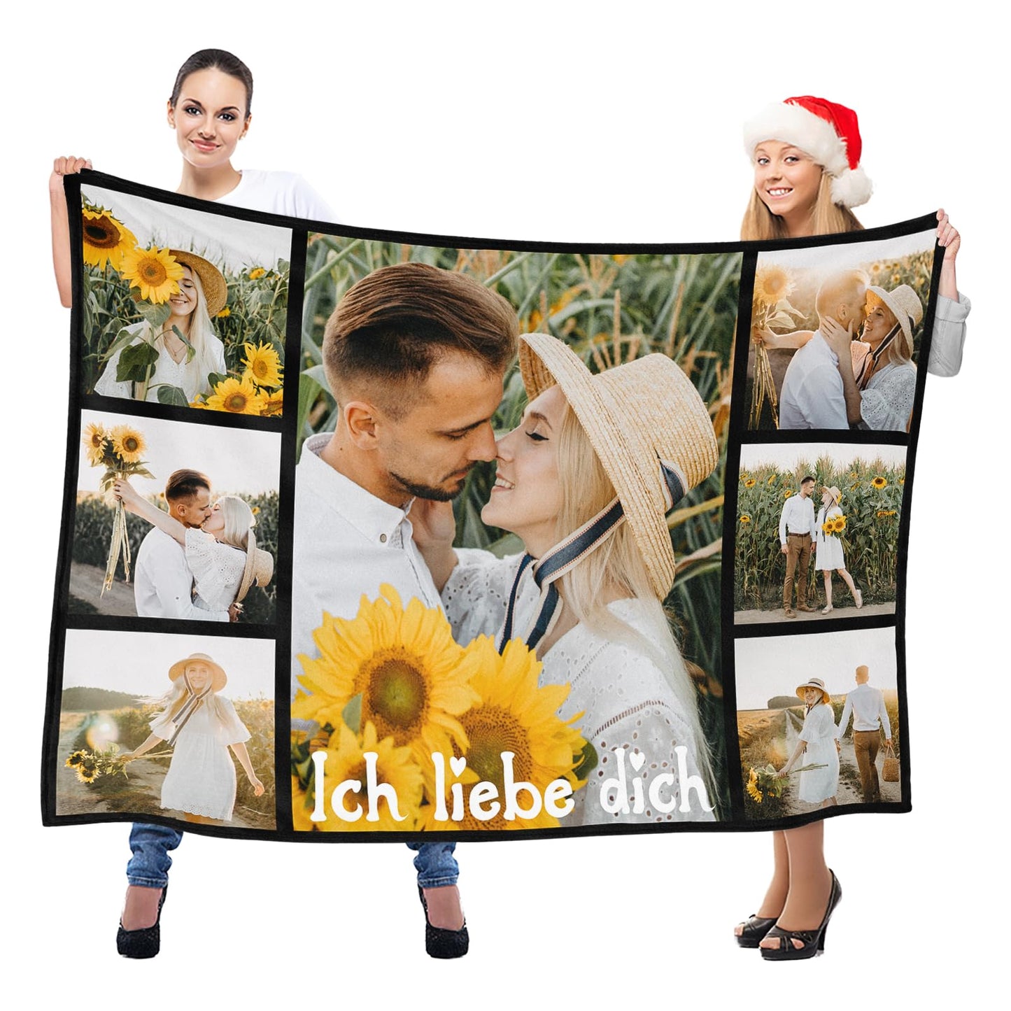 Personalisierte Kuscheldecke mit deinen Lieblingsfotos