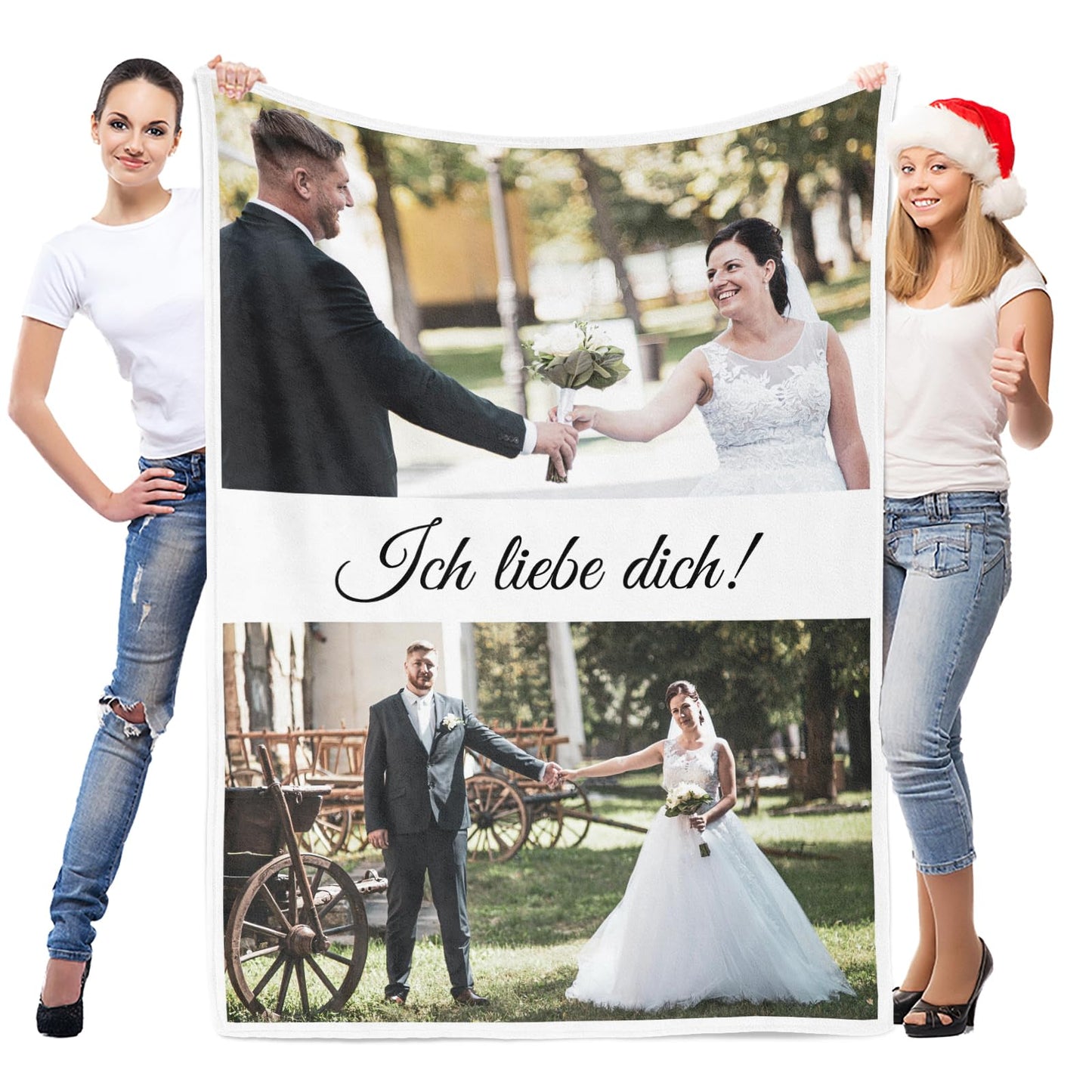 Personalisierte Kuscheldecke mit deinen Lieblingsfotos