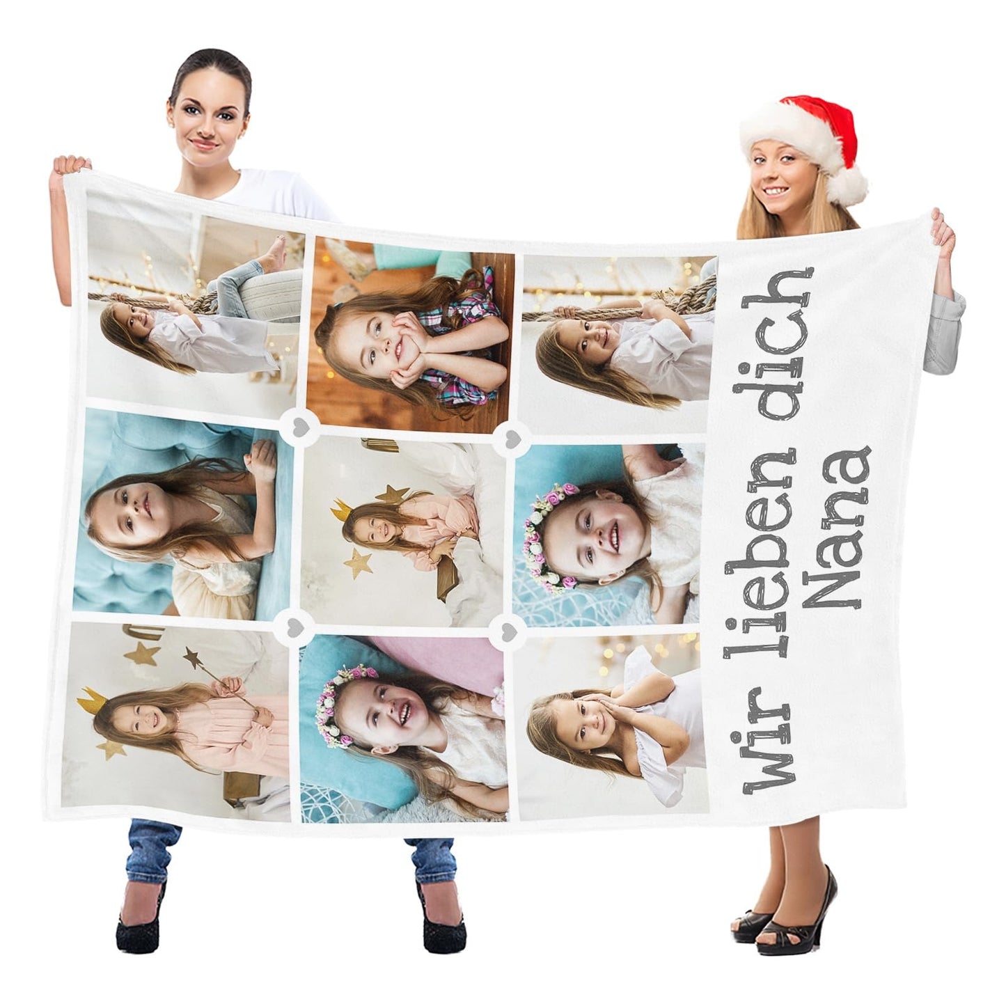 Personalisierte Kuscheldecke mit deinen Lieblingsfotos