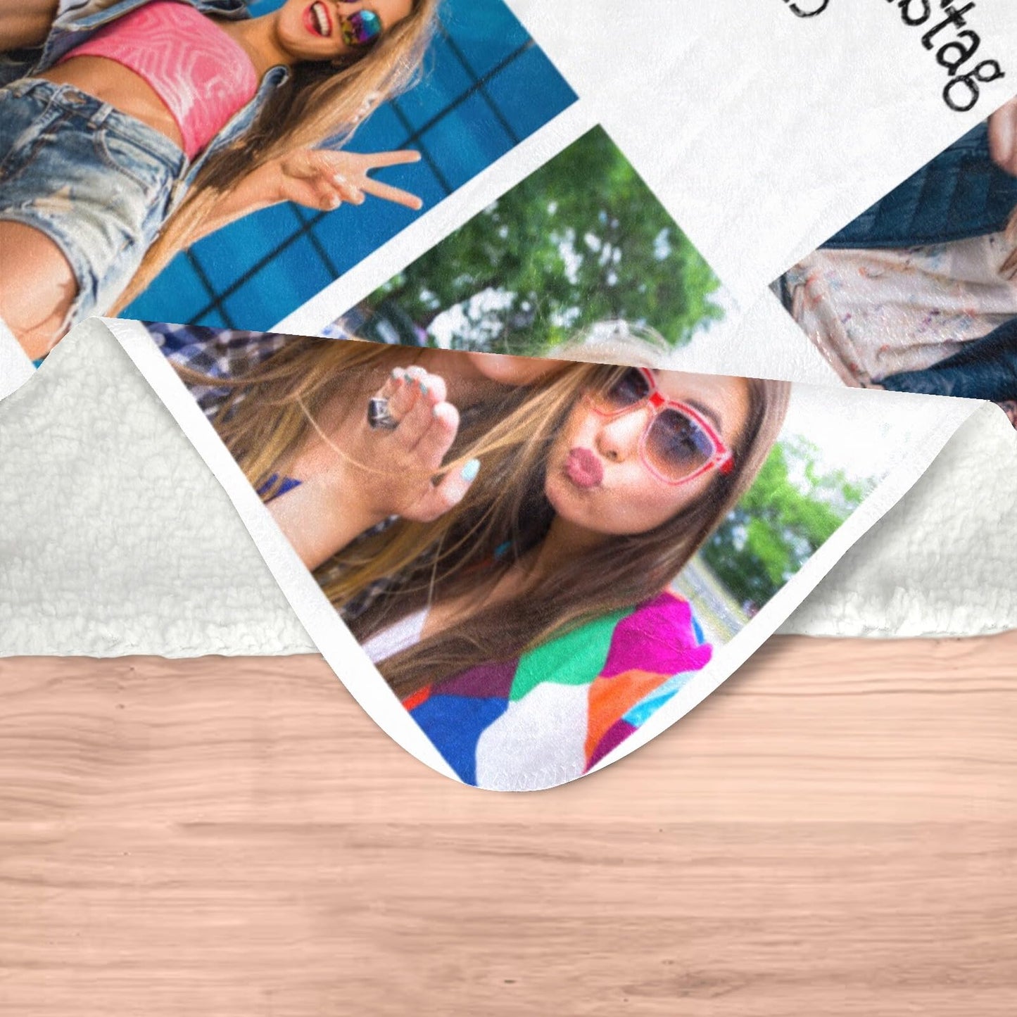 Personalisierte Kuscheldecke mit deinen Lieblingsfotos