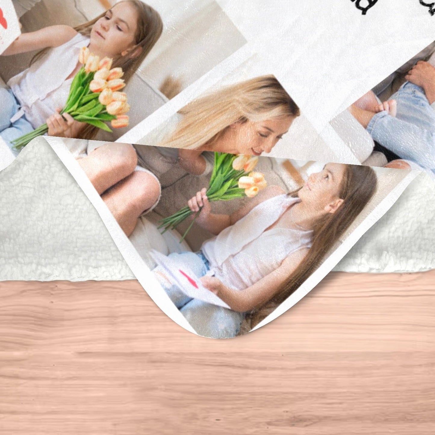 Personalisierte Kuscheldecke mit deinen Lieblingsfotos