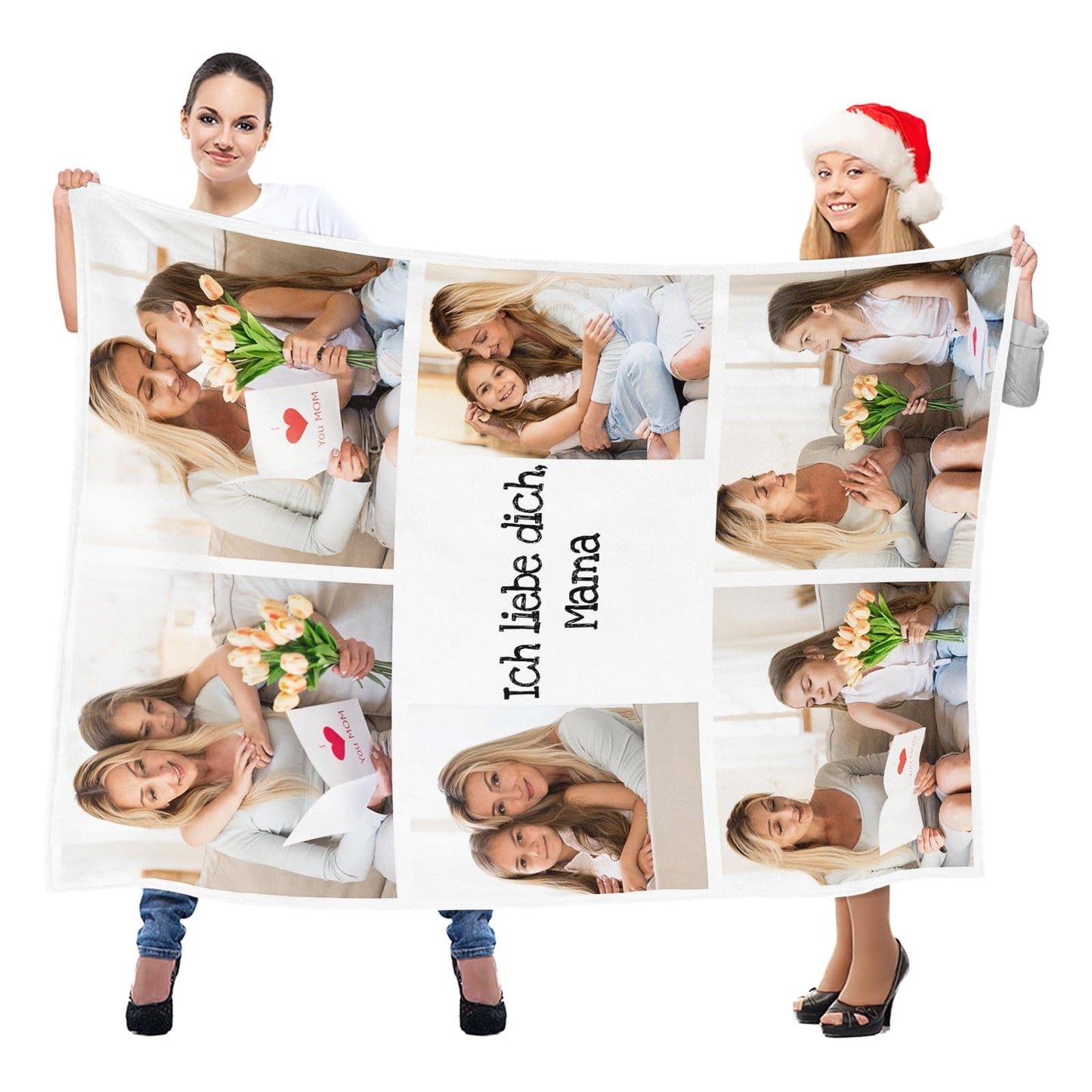 Personalisierte Kuscheldecke mit deinen Lieblingsfotos
