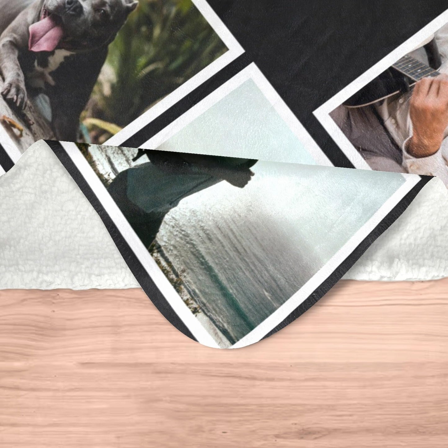 Personalisierte Kuscheldecke mit deinen Lieblingsfotos