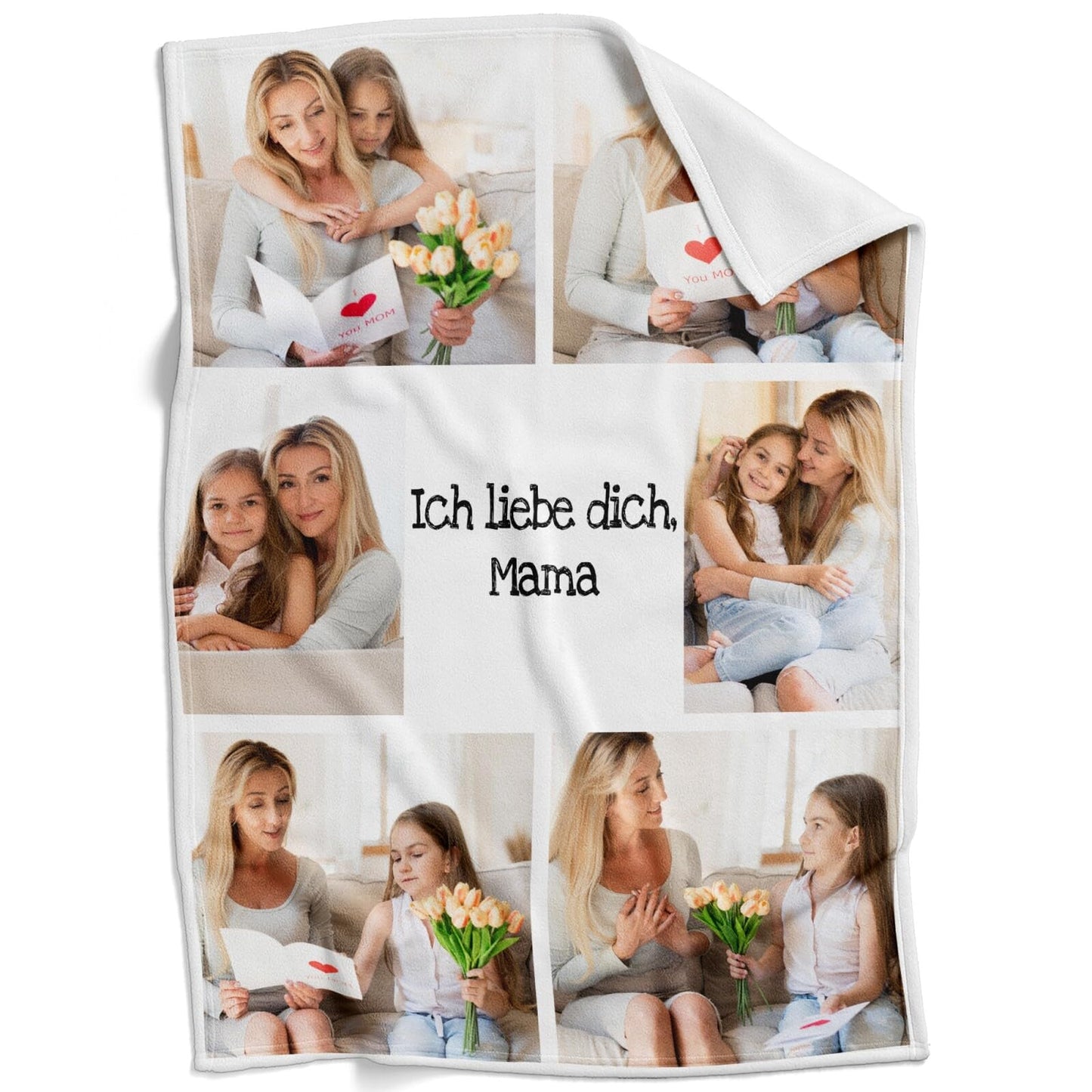 Personalisierte Kuscheldecke mit deinen Lieblingsfotos