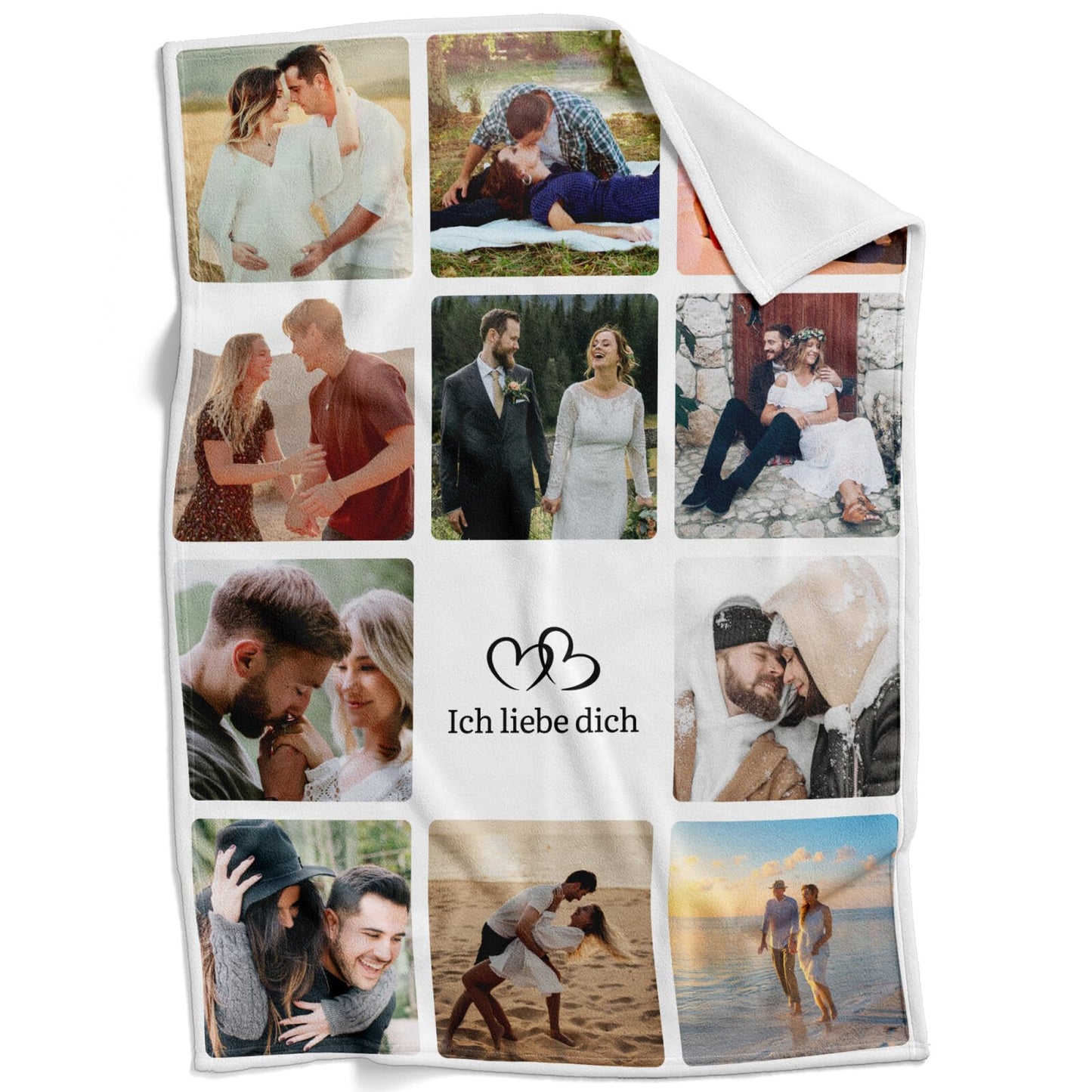 Personalisierte Kuscheldecke mit deinen Lieblingsfotos