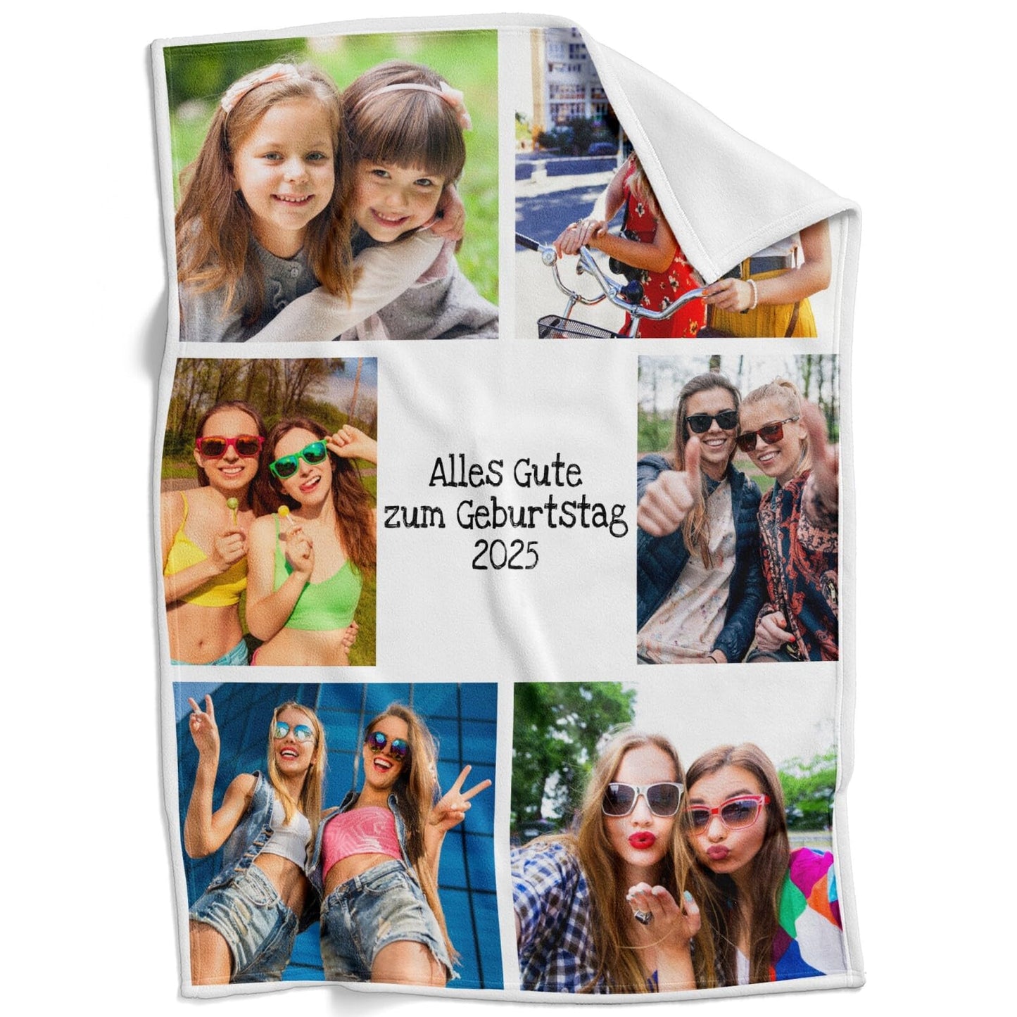 Personalisierte Kuscheldecke mit deinen Lieblingsfotos