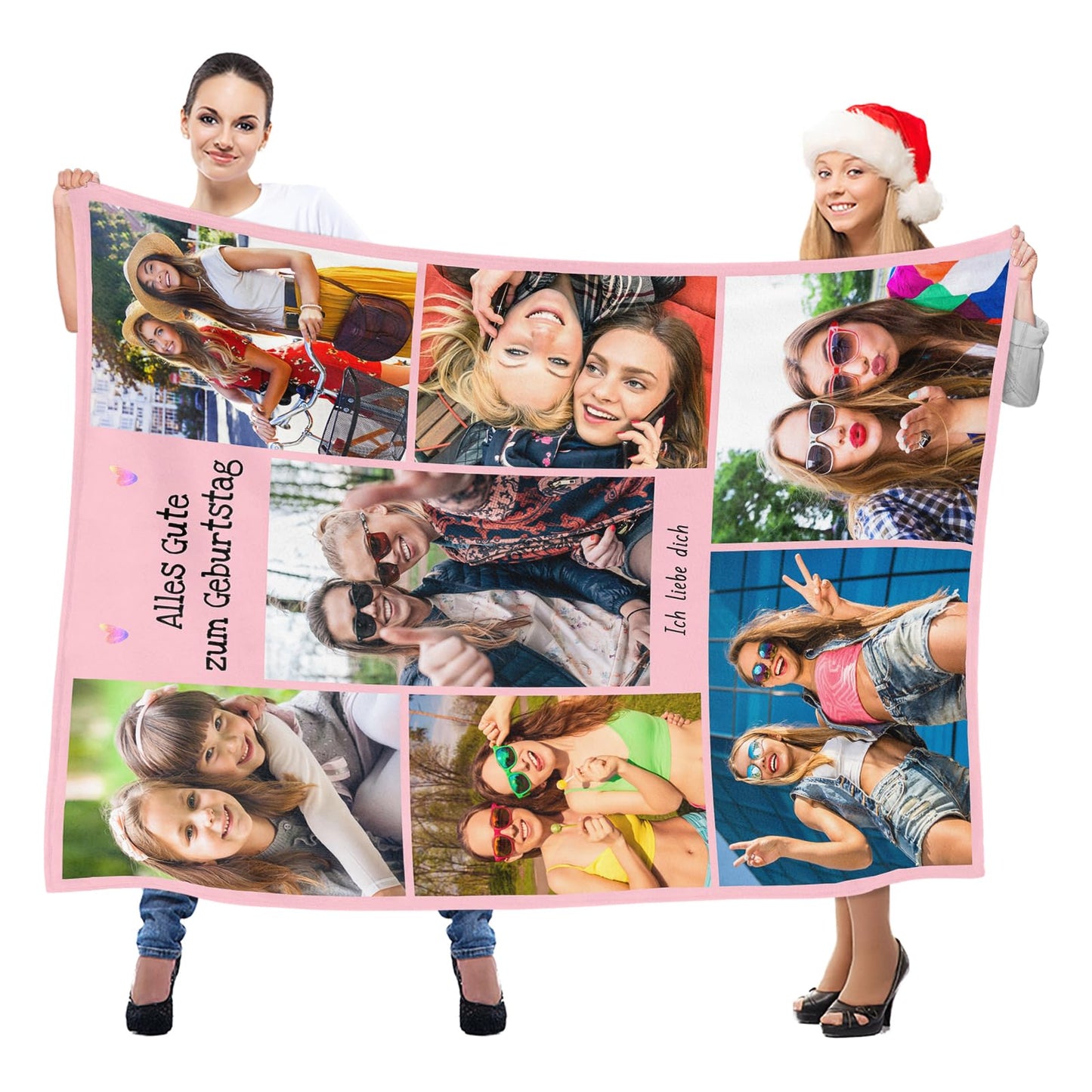 Personalisierte Kuscheldecke mit deinen Lieblingsfotos