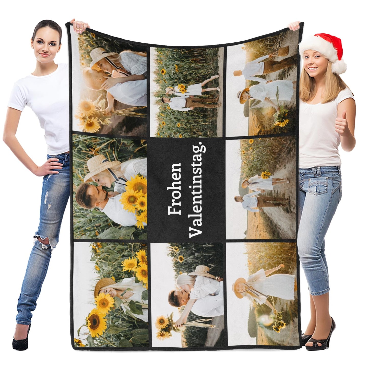 Personalisierte Kuscheldecke mit deinen Lieblingsfotos