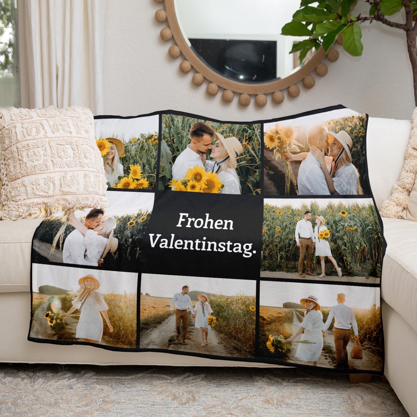 Personalisierte Kuscheldecke mit deinen Lieblingsfotos
