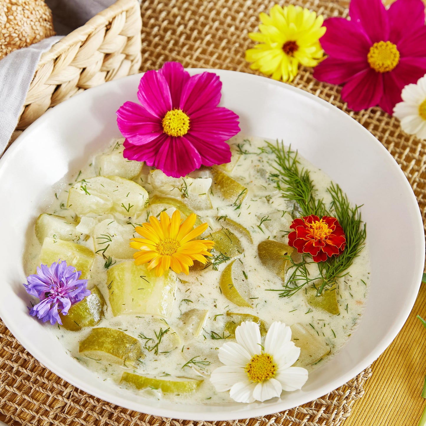 Essbare Blumen Samen Set: Delikatess Blüten Blumensamen