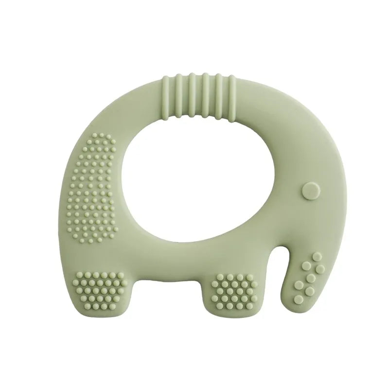 Elephant baby teething toy for healthy teething