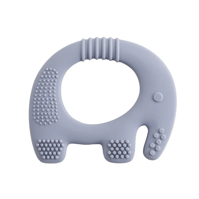 Elephant baby teething toy for healthy teething