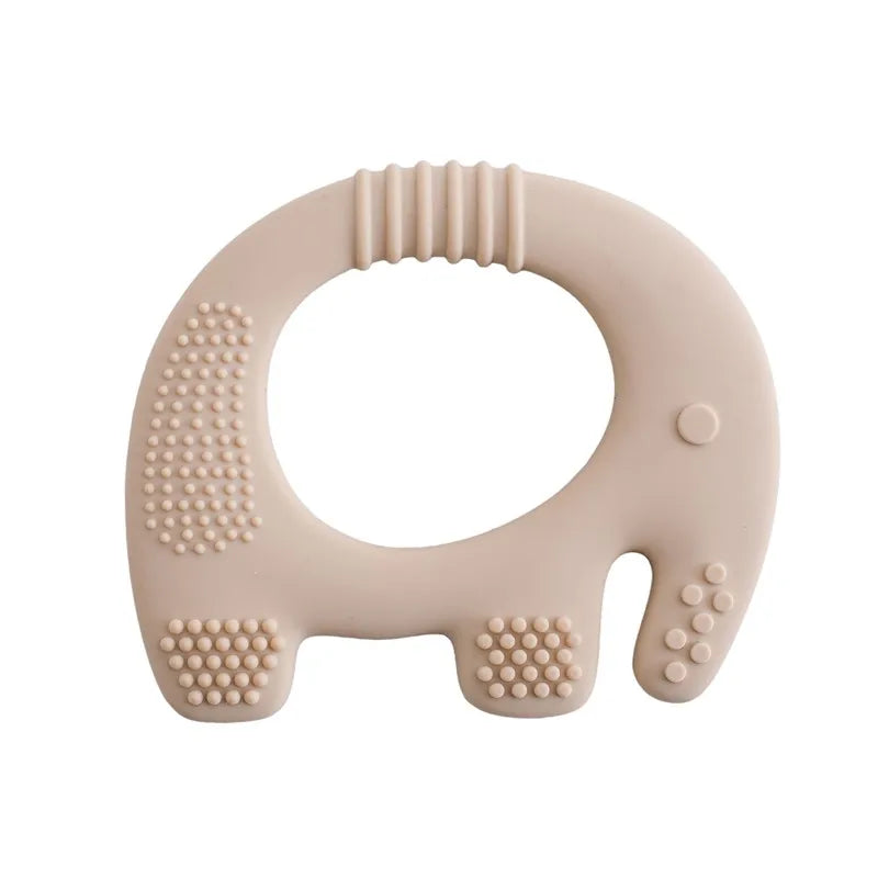 Elephant baby teething toy for healthy teething