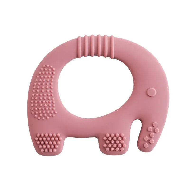 Elephant baby teething toy for healthy teething
