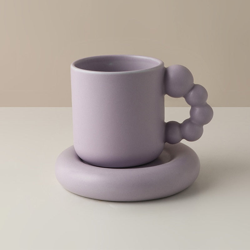 Handbemalte Keramik Tassen in kreativem Design - shinyly.shop