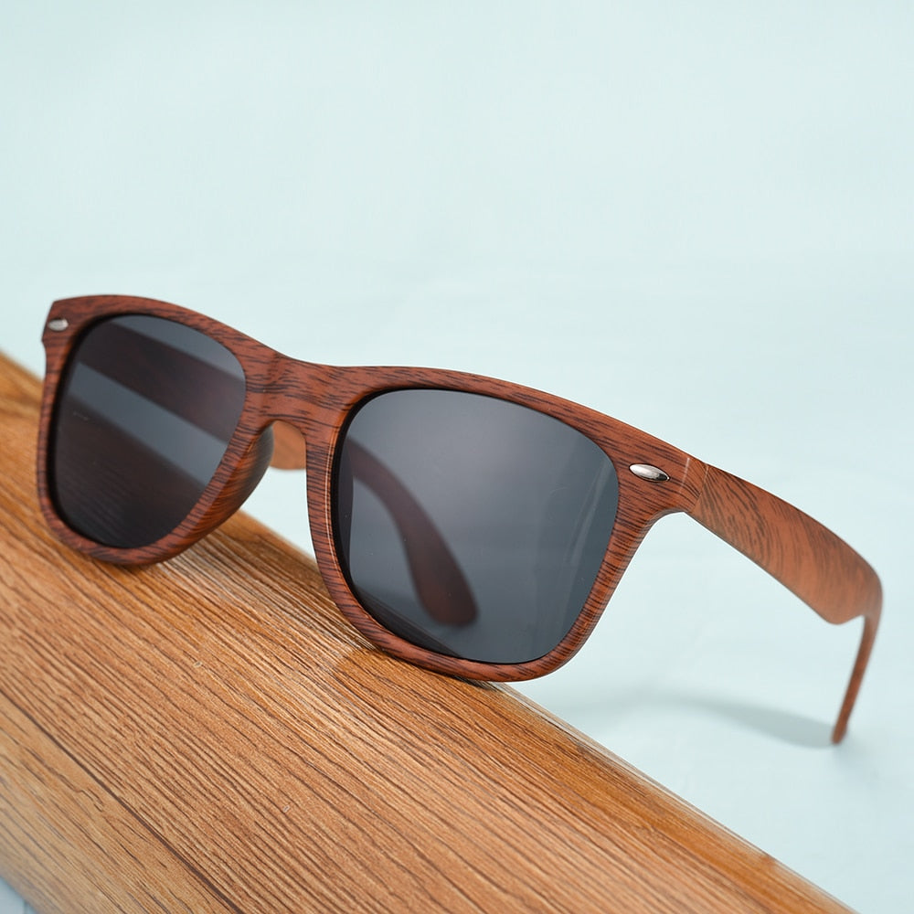 Bambus Holz Sonnenbrille mit UV Schutz - shinyly.shop