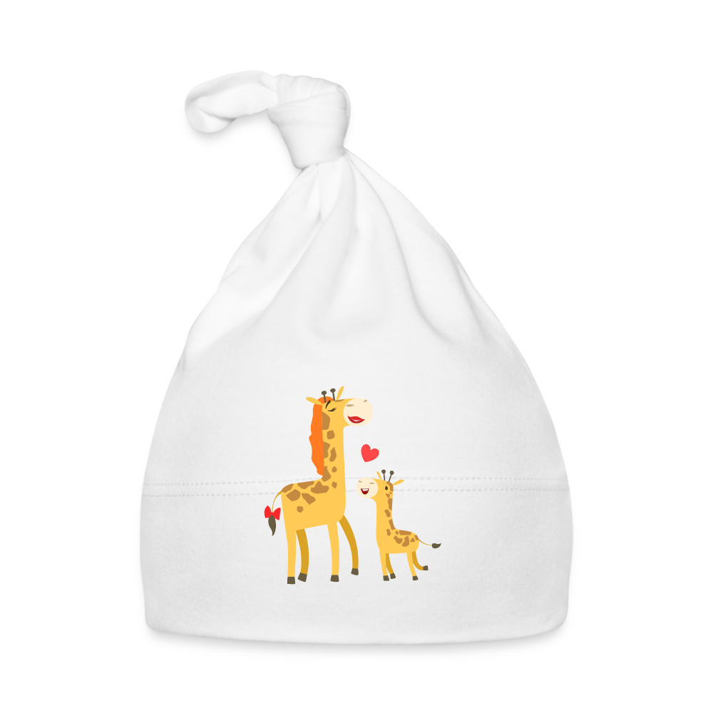 Baby Mütze I Giraffentraum - weiß