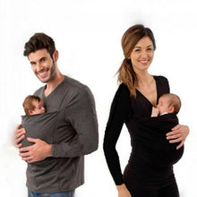 Load image into Gallery viewer, Kangaroo Multifunktionsshirt mit Babytasche
