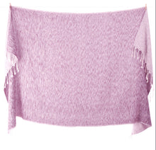 Carica l&#39;immagine nel visualizzatore di Gallery, Vegane Yalova Ultra Weiche Marmorierte Decke in Rosa
