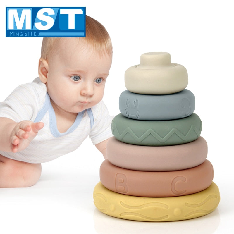 Pastellfarbenes Montessouri Sensoric Spiel für Babys - shinyly.shop