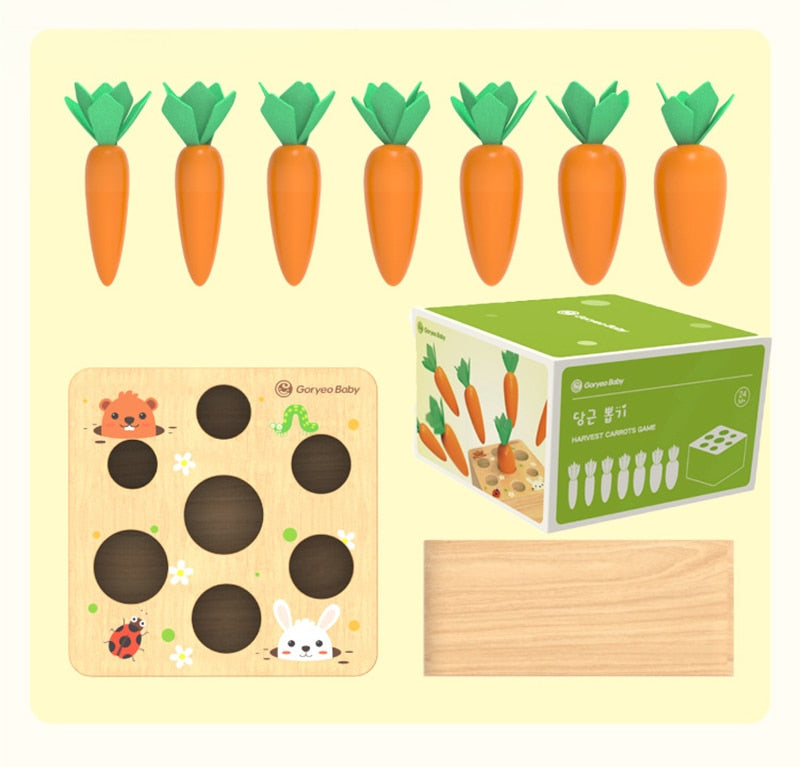 Motessouri Karottenziehen Spiel aus Holz - shinyly.shop