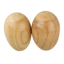 Load image into Gallery viewer, 2 Percussion Maracas aus Holz
