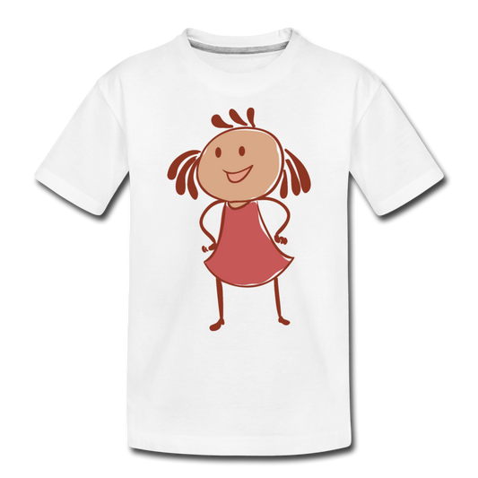 Kinder Premium Bio T-Shirt - Weiß