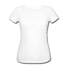 Load image into Gallery viewer, Frauen Bio-T-Shirt von Stanley &amp; Stella I Mit Herz - Weiß
