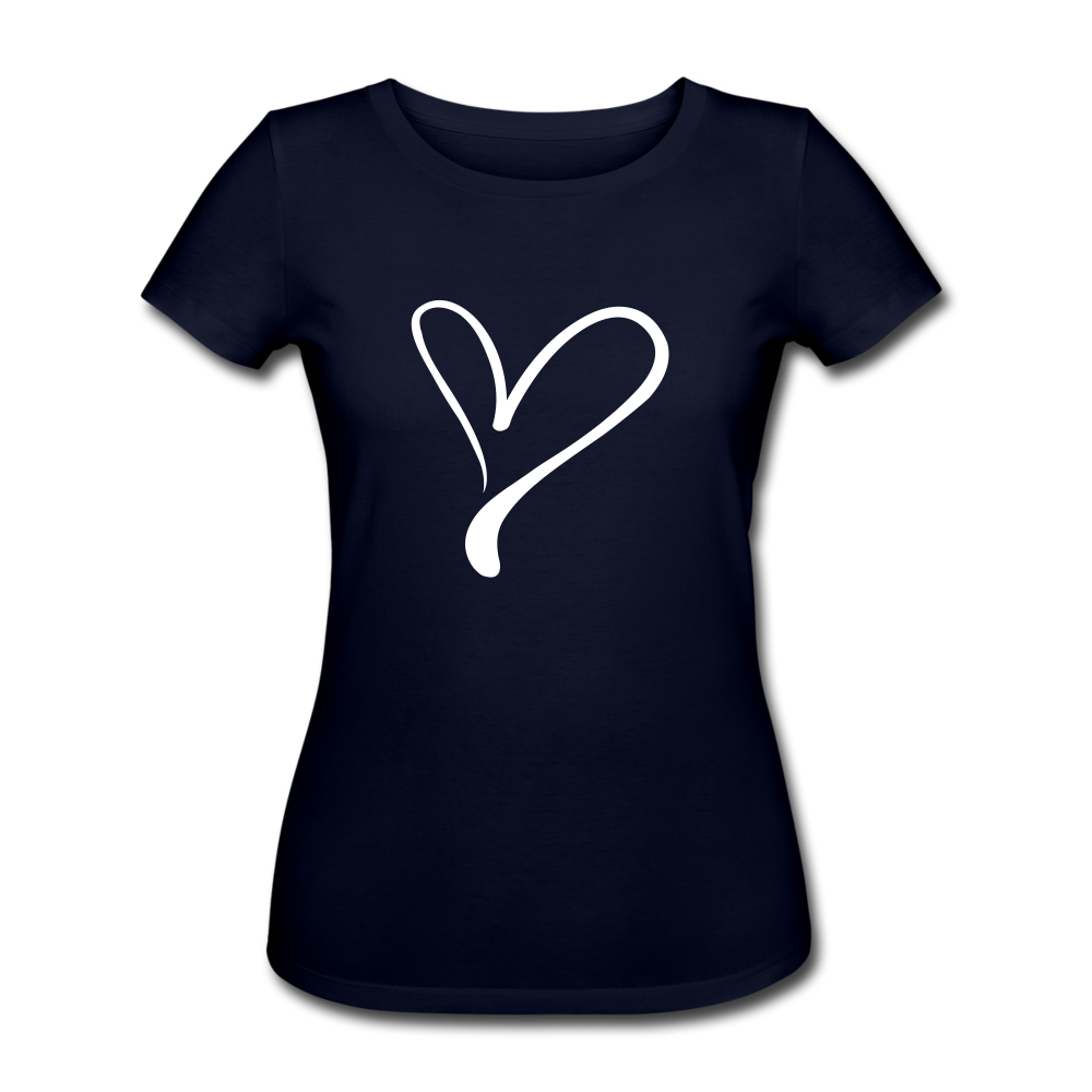 Frauen Bio-T-Shirt von Stanley & Stella I Mit Herz - Navy