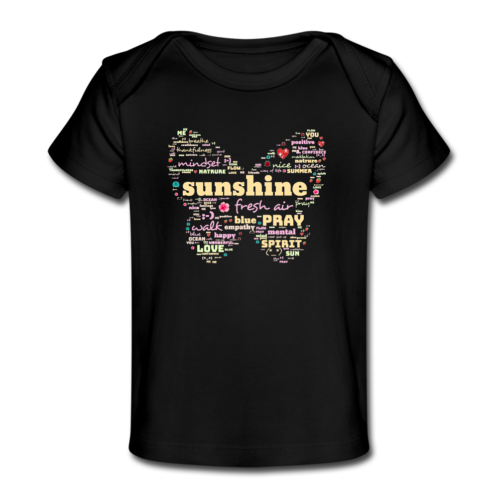 Baby Bio-T-Shirt I empathy - Schwarz