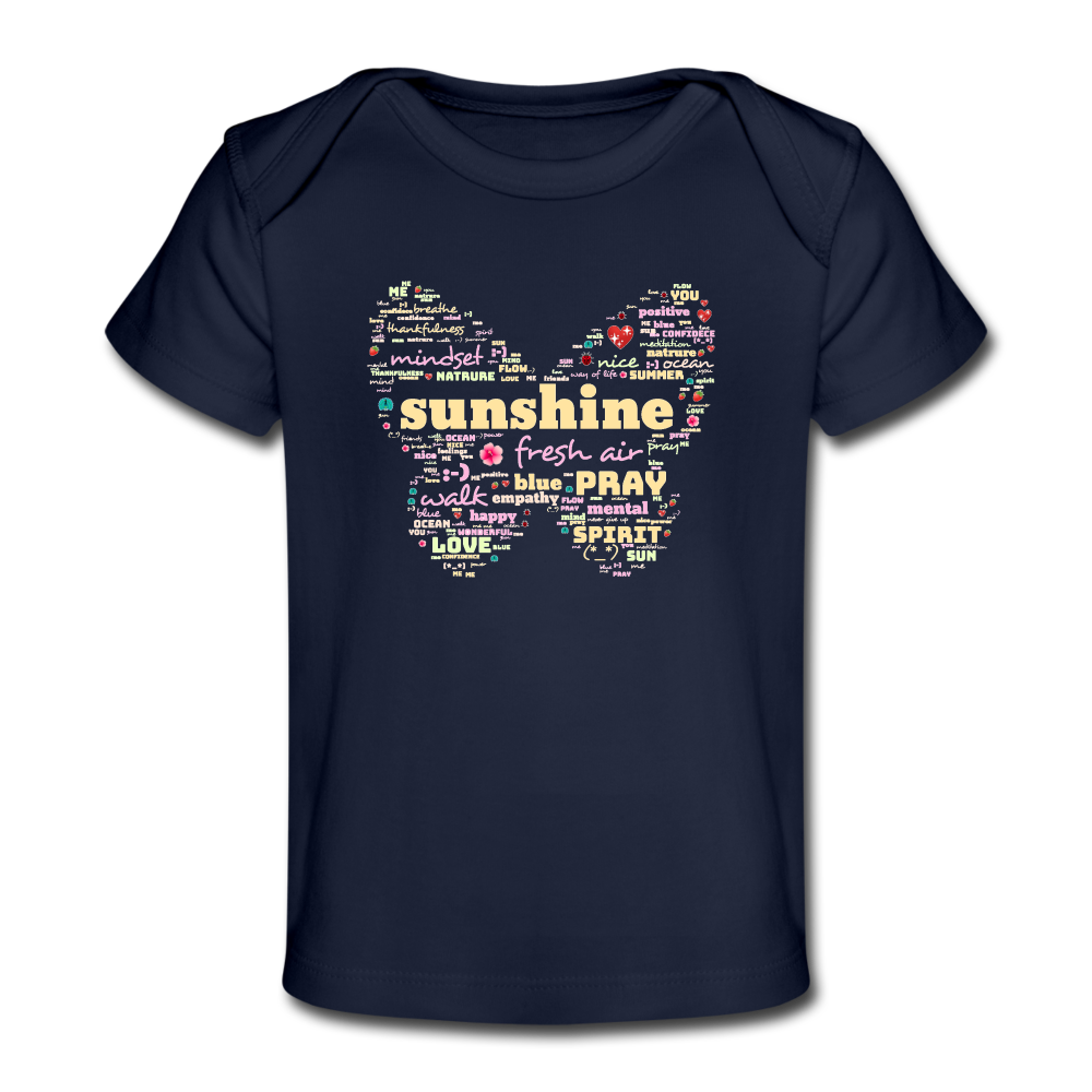 Baby Bio-T-Shirt I empathy - Dunkelnavy